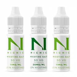 NicNic 10ml Nic Salt Shots